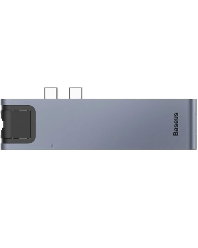 Baseus Thunderbolt C+Pro 7in1 Smart HUB Docking Station Grey / CAHUB-L0G