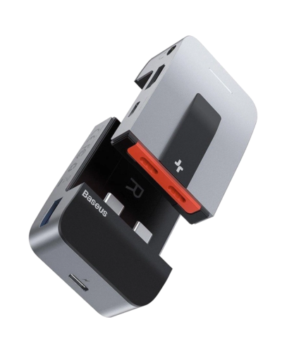 Baseus Armor Age Type-C Bracket Multifunctional HUB Adapter Space Gray / CAHUB-AJ0G