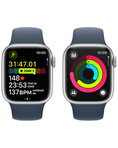 Apple 41mm Storm Blue Sport Band M/L / MT2X3ZM/A