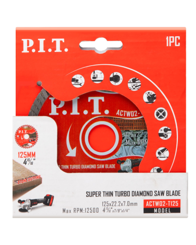 Kəsmə disk P.I.T ACTW02-T125