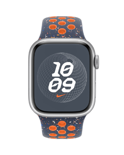 Apple 45mm Blue Flame Nike Sport Band M/L / MUV93ZM/A