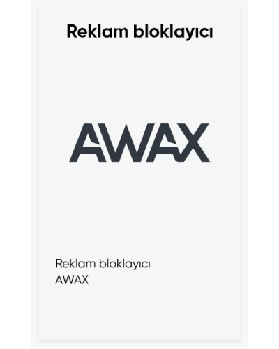 Reklam bloklayıcı Awax ömürlük