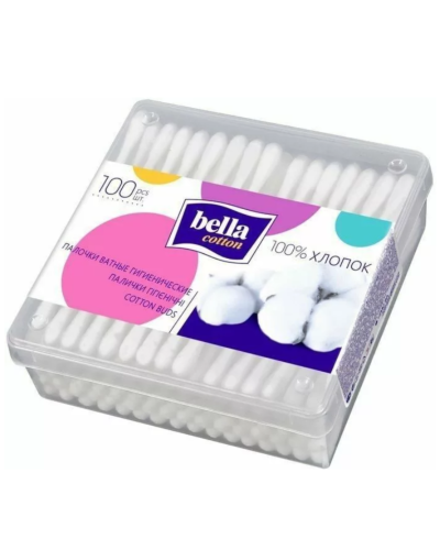 Pambıq çubuqları Bella 100 ədəd 5900516402051