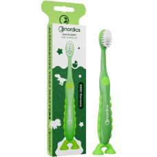 Uşaq diş fırçası Nordics Dino Yaşıl Super Soft 6900 3800500324807