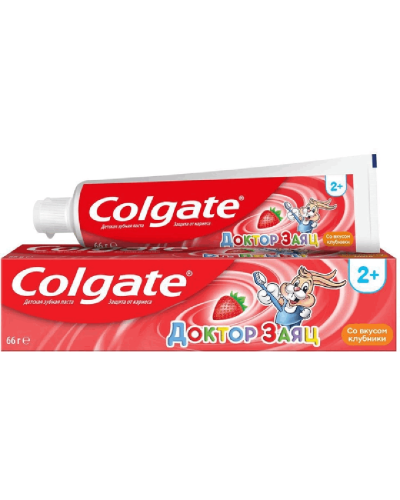 Uşaq diş məcunu Colgate Doktor Dovşan 2+ 50 ml 4606144005374