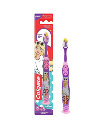 Uşaq diş fırçası Colgate Barbie 5+ 4606144006487