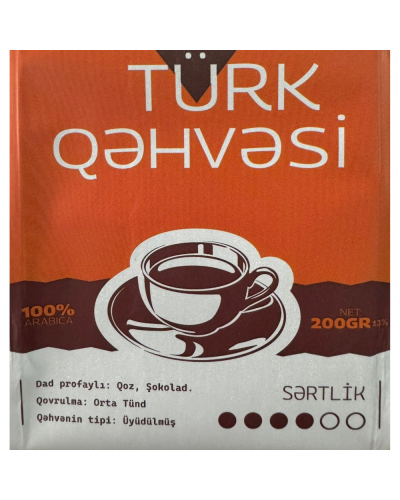 Qəhvə Lokl Türk 200 qr