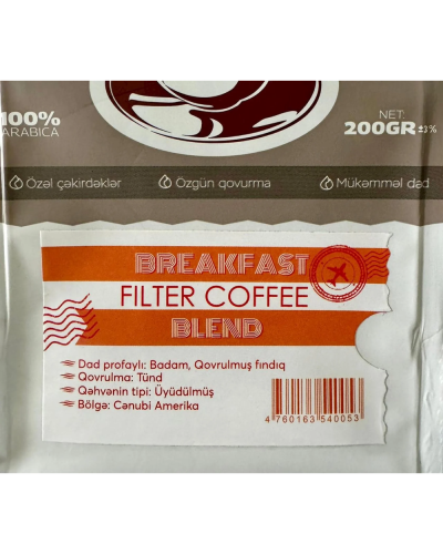 Qəhvə Lokl Breakfast Filter Blend 200 qr