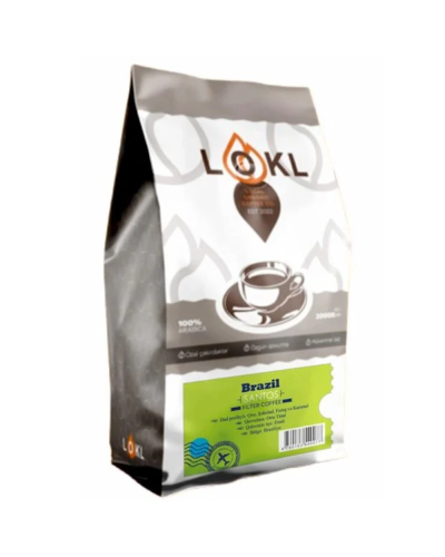 Qəhvə Lokl Brazil Santos Filter 200 qr (Dən)