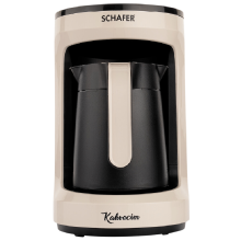 Qəhvədəmləyən Schafer Kahvecim  Automatic Krem 8699131770665