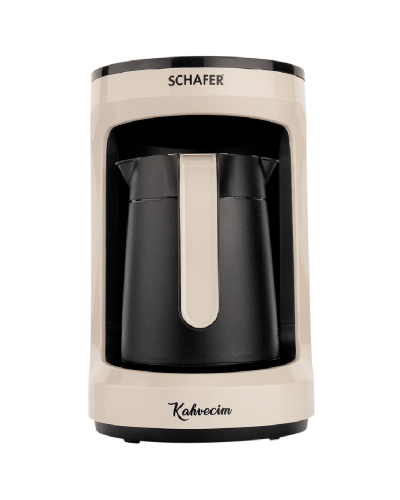 Qəhvədəmləyən Schafer Kahvecim  Automatic Krem 8699131770665