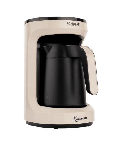 Qəhvədəmləyən Schafer Kahvecim  Automatic Krem 8699131770665