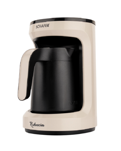 Qəhvədəmləyən Schafer Kahvecim  Automatic Krem 8699131770665