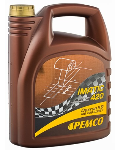Sürətlər qutusu üçün yağ Pemco Imatic 420 GM Dexron II-D Special 5 Lt
