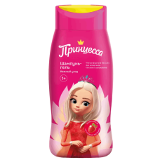 Uşaq üçün şampun-gel Princessa zərif baxım 250 ML 4650092451189
