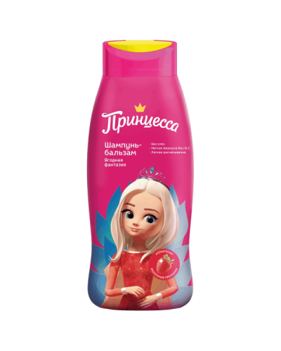 Uşaq üçün şampun-balzam Princessa giləmeyvə fantaziyası 400 ML 4640130792244