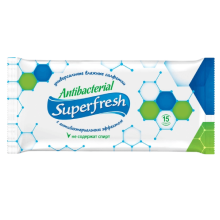 Nəm cib salfet Superfresh Antibakterial 15 əd 4823071630497