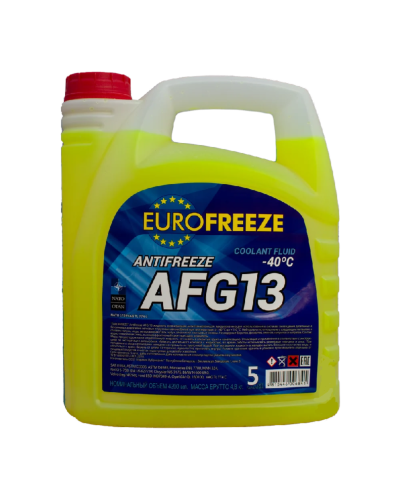 Antifriz Eurofreeze AFG 13 (-35) Sarı 5 lt