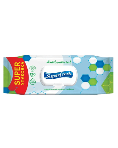 Nəm salfet Superfresh Antibakterial 120 əd 4823071642285
