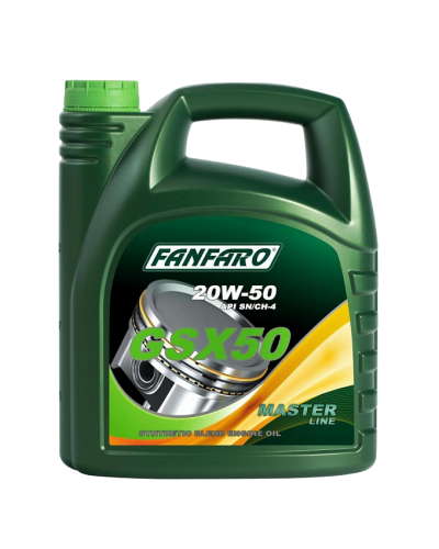 Mühərrik yağı Fanfaro GSX-50 Universal SAE 20W-50 5L Special
