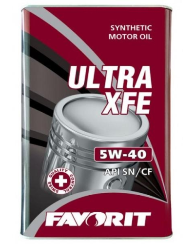 Mühərrik yağı Favorit Ultra XFE SAE 5W-40 1L Metal