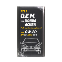 Mühərrik yağı Mannol 7721 O.E.M.  For Honda Acura SAE 0W-20 4L Metal