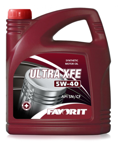Mühərrik yağı Favorit Ultra XFE SAE 5W-40 4L Plastic