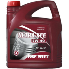 Mühərrik yağı Favorit Ultra XFE SAE 5W-40 5L Plastic