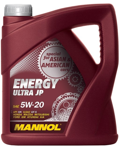 Mühərrik yağı Mannol Energy Ultra JP SAE 5W-20 4L Special