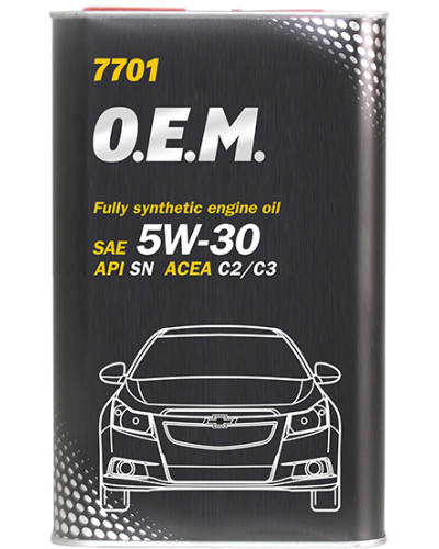 Mühərrik yağı Mannol 7701 O.E.M. For Chevrolet-Opel 5W-30 1L Metal