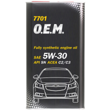 Mühərrik yağı Mannol 7701 O.E.M. For Chevrolet SAE 5W-30 4L Metal