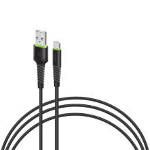 Intaleo USB to Type-C Cable 0.2m Black