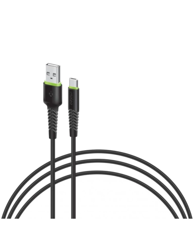 Intaleo USB to Type-C Cable 0.2m Black