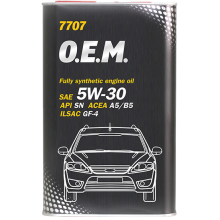 Mühərrik yağı Mannol 7707 O.E.M. For Ford-Volvo SAE 5W-30 1L Metal