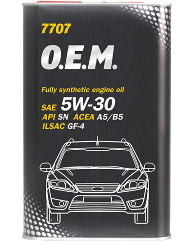 Mühərrik yağı Mannol 7707 O.E.M. For Ford-Volvo SAE 5W-30 1L Metal