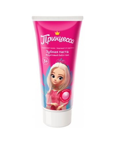 Uşaq üçün diş məcunu Princessa Bubble Gum 65 GR 4650092456955