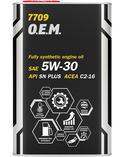 Mühərrik yağı Mannol 7709 O.E.M. For Toyota-Lexus SAE 5W-30 1L Metal