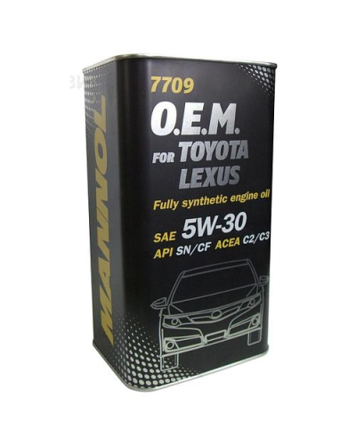 Mühərrik yağı Mannol 7709 O.E.M. For Toyota-Lexus SAE 5W-30 4L Metal