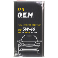 Mühərrik yağı Mannol 7711 O.E.M. For Daewoo GM SAE 5W-40 4L Metal