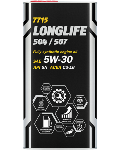 Mühərrik yağı Mannol 7715 O.E.M. For VW, Audi, Skoda SAE 5W-30 5L Metal