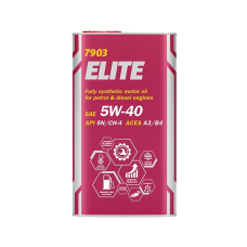 Mühərrik yağı Mannol Elite SAE 5W-40 4L Metal
