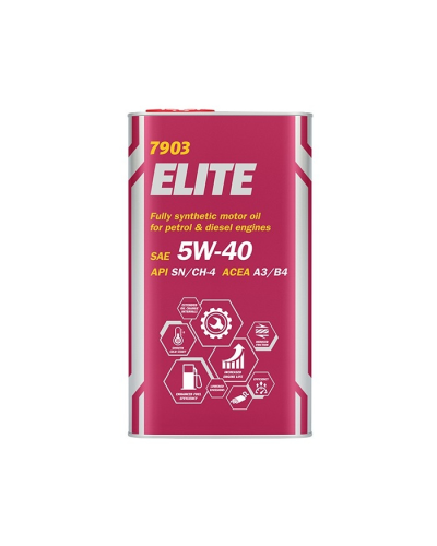 Mühərrik yağı Mannol Elite SAE 5W-40 4L Metal