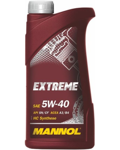 Mühərrik yağı Mannol Extreme SAE 5W-40 1L Special