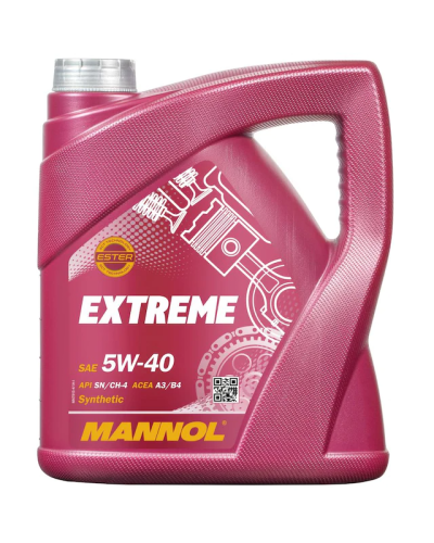 Mühərrik yağı Mannol Extreme SAE 5W-40 4L Special