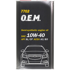 Mühərrik yağı Mannol 7702 O.E.M. For Chevrolet-Opel SAE 10W-40 4L Metal