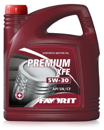 Mühərrik yağı Favorit Premium XFE SAE 5W-30 5L Plastic