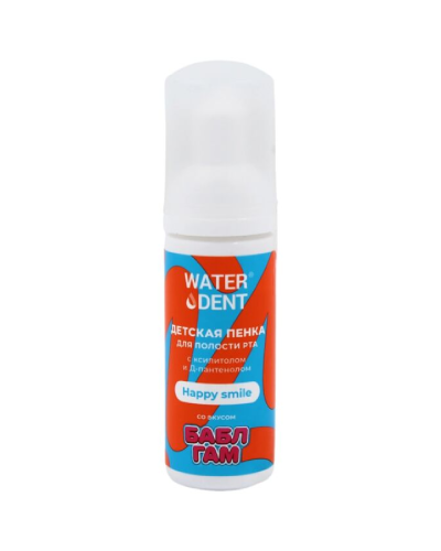 Uşaqlar üçün ağız boşluğu köpüyü Waterdent Happy Smile 50ml 4605370033335