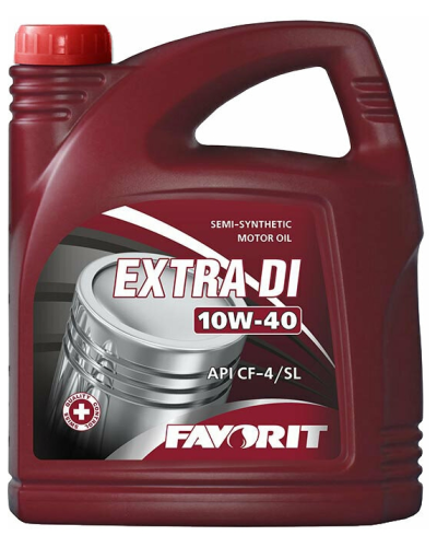 Mühərrik yağı Favorit Extra Diesel Semisynthetic SAE 10W-40 5 L Plastic