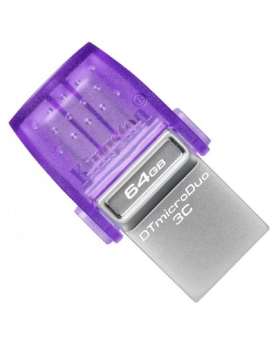 Kingston 64 GB Datatraveler MICRODUO3CG3 DTDUO3CG3/64GB-N