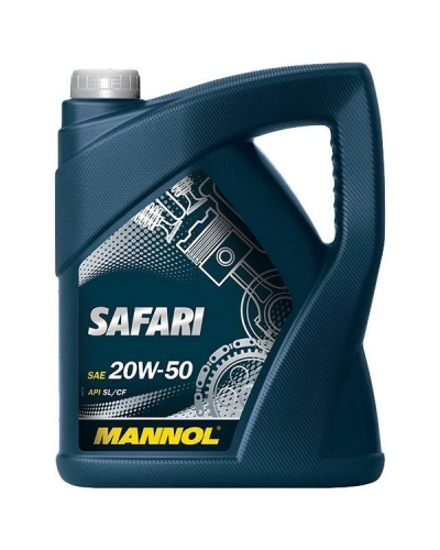 Mühərrik yağı Mannol Safari SAE 20W-50 5L Special